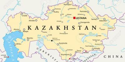 Mapa de astana, Cazaquistão